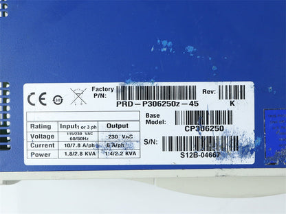 Kollmorgen Servotronix CP306250 PRD-P306250Z-45 SERVO DRIVE