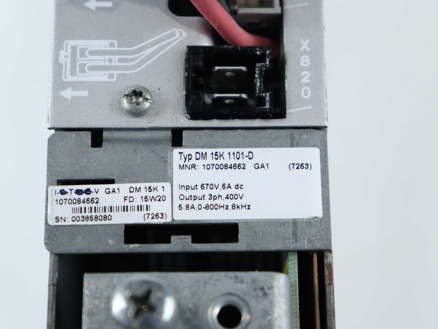 BOSCH REXROTH DM 15K 1101-D Servo Drive