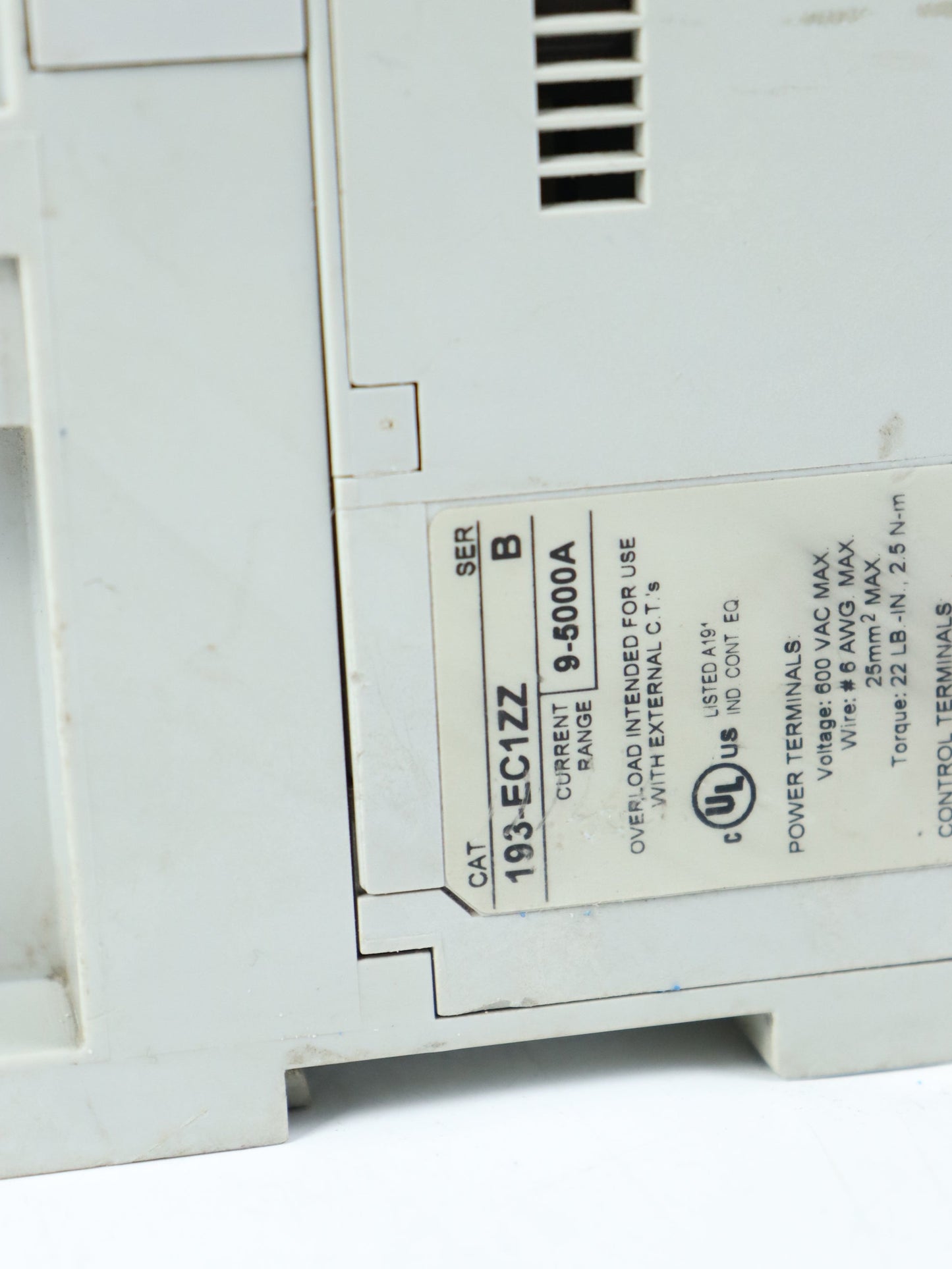 Allen Bradley 193-EC1ZZ Overload Relay