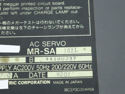 MITSUBISHI MR-SA102L Servo Drive