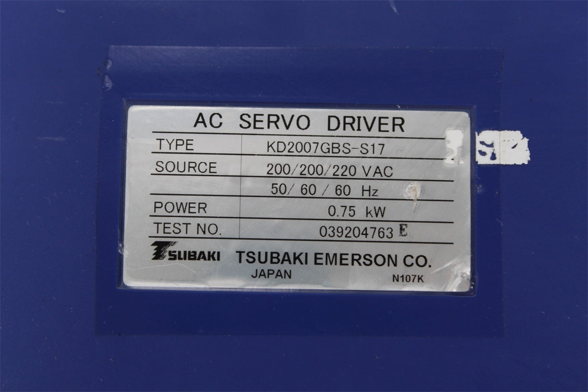 TSUBAKI KD2007GBS-S17 Servo Driver