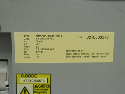Nidec Sankyo Robot Controller SC5000-UHP-0011