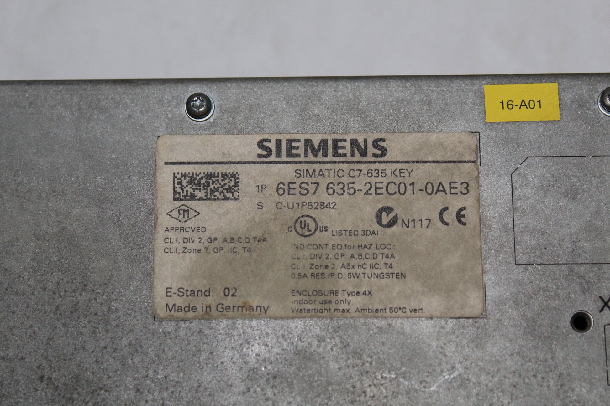 Siemens 6ES7635-2EC01-0AE3 SIMATIC C7-635 Key Panel - Pulingma Automation