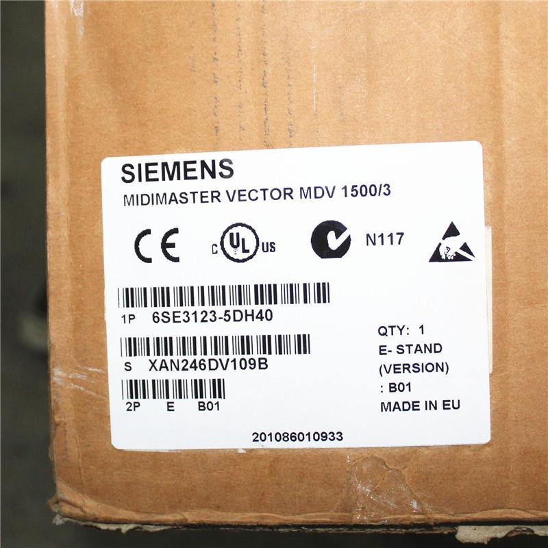 New Original Siemens 3-PH SIMOVERT P MIDI MASTER Unit 18.5kw 6SE3123-5DH40 6SE3 123-5DH40 - Pulingma Automation