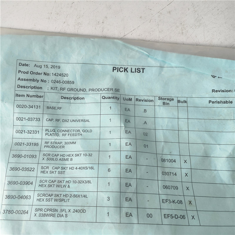 AMAT 0246-00859 semiconductor parts