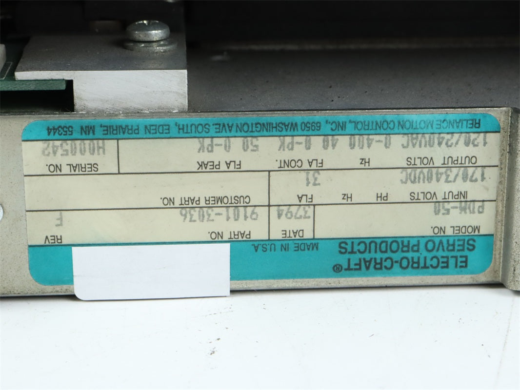 Electro-Craft PDM-50 Servo Drive