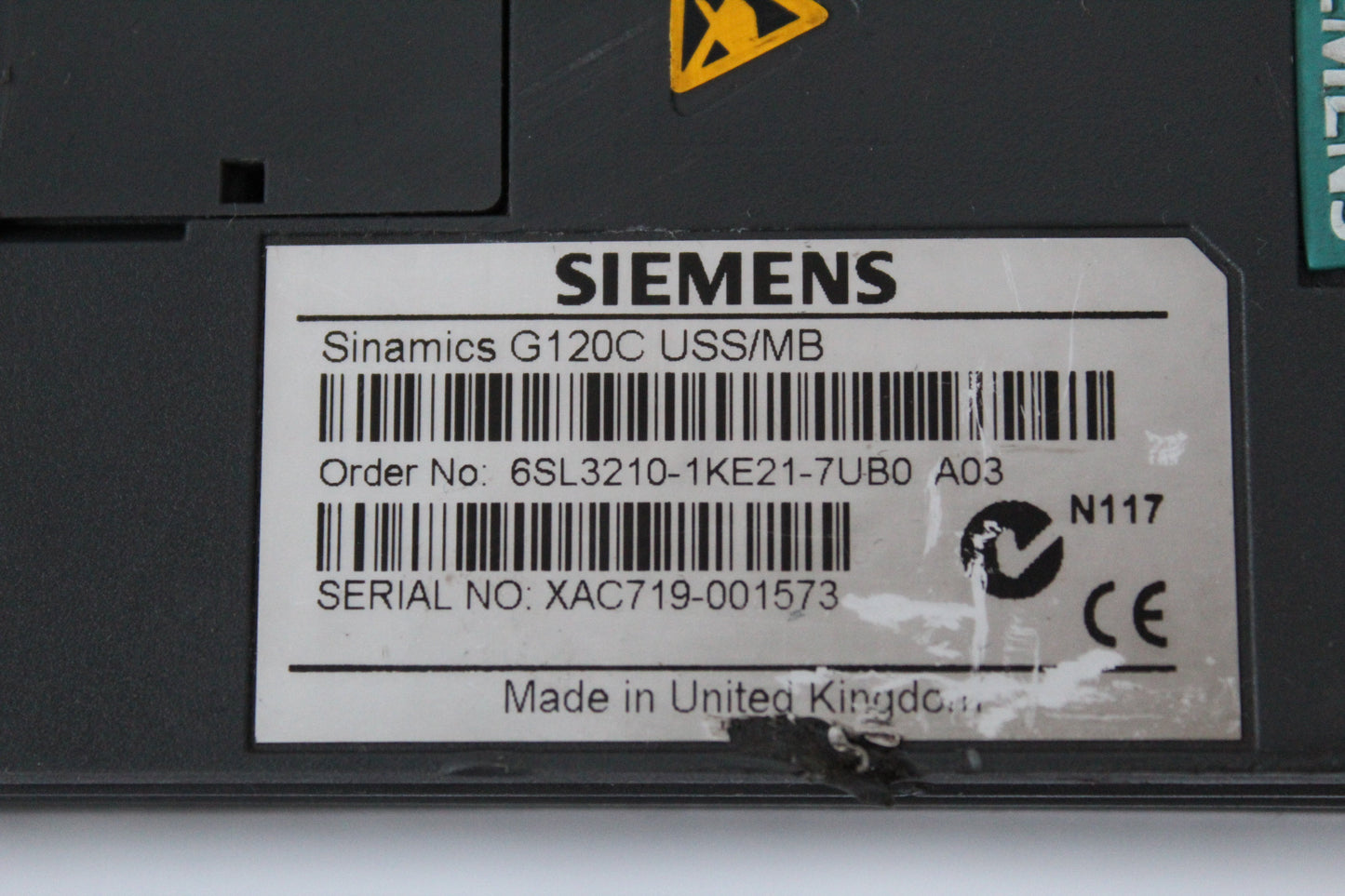 Siemens 6SL3210-1KE21-7UB0 Power Supply Module - Pulingma Automation