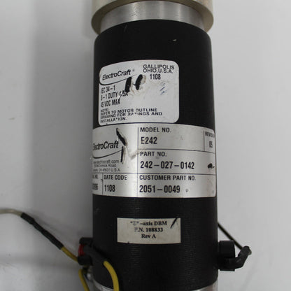 RELIANCE E242-027-0142 Motor