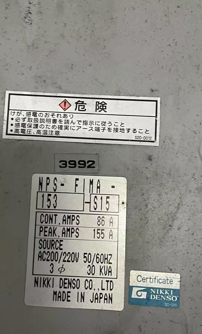 NIKKI DENSO NPS-FIMA-153 Servo Driver
