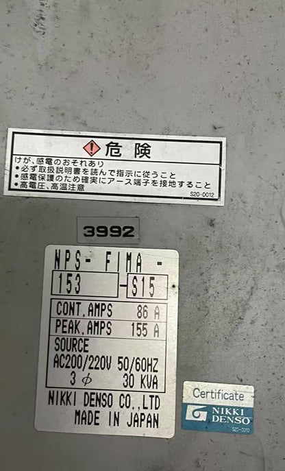 NIKKI DENSO NPS-FIMA-153 Servo Driver