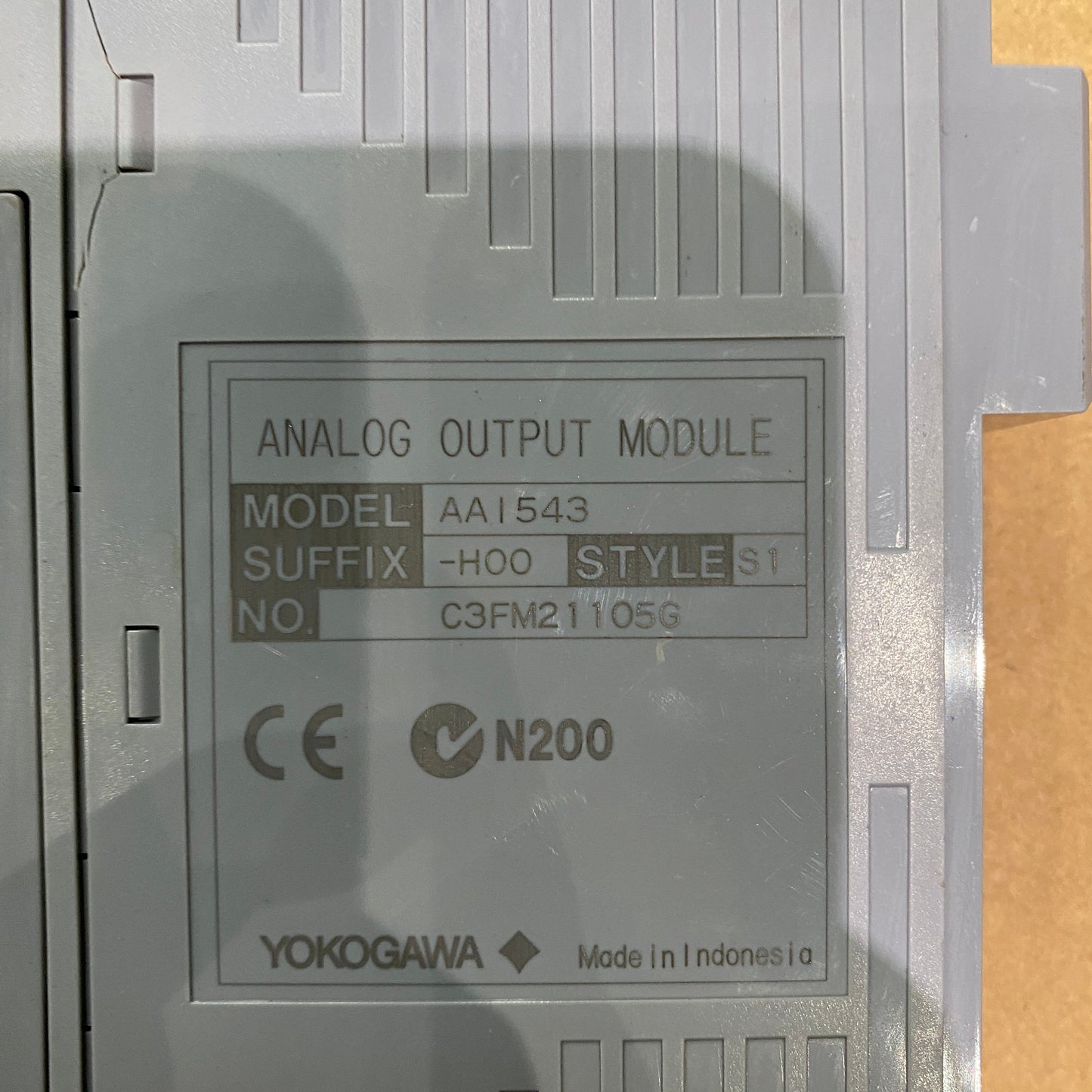 Yokogawa AA1543-H00 S1 Analog Output Module