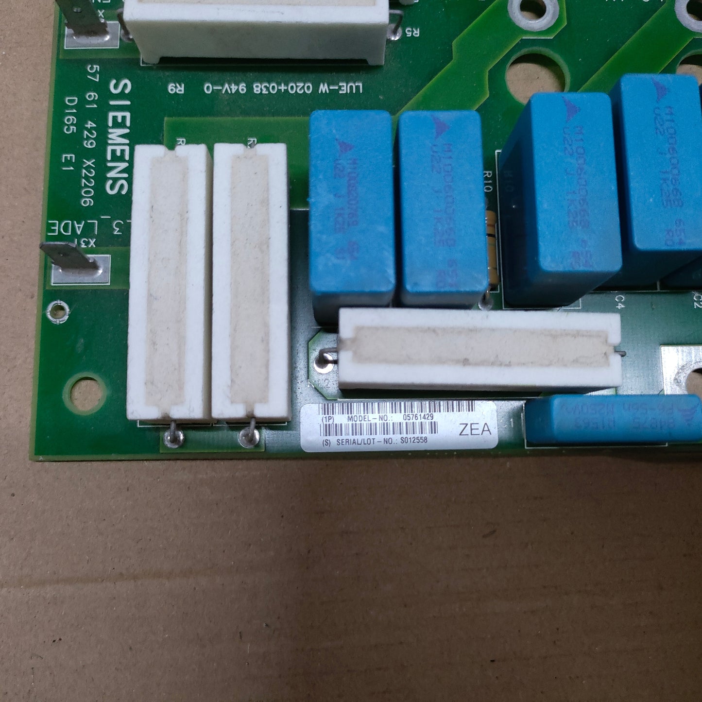 SIEMENS 05761429 Card