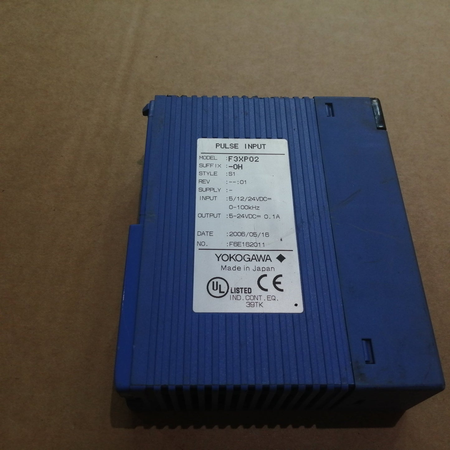 YOKOGAWA F3XP02-0H PULSE INPUT PLC