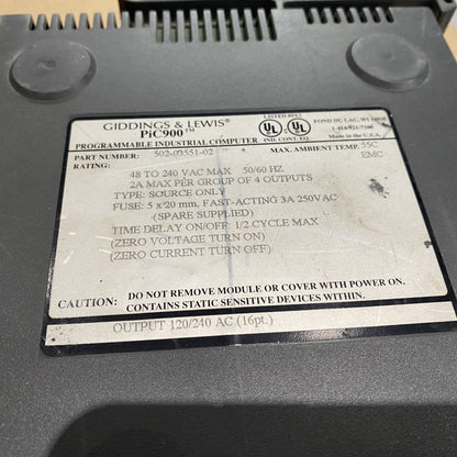 Giddings & lewis pic900 input encoder module 502-03548-00r3