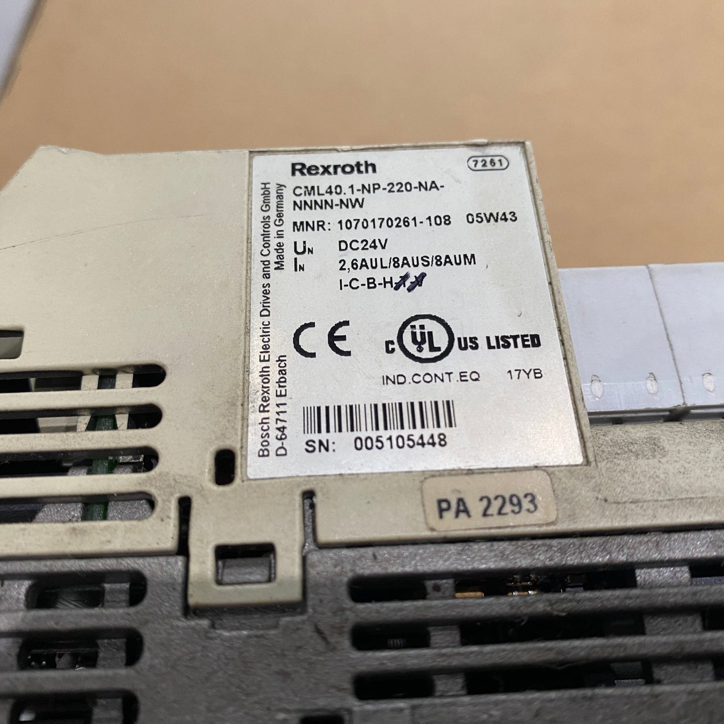 Rexroth CML40.1-NP-220-NA-NNNNN-NW Module