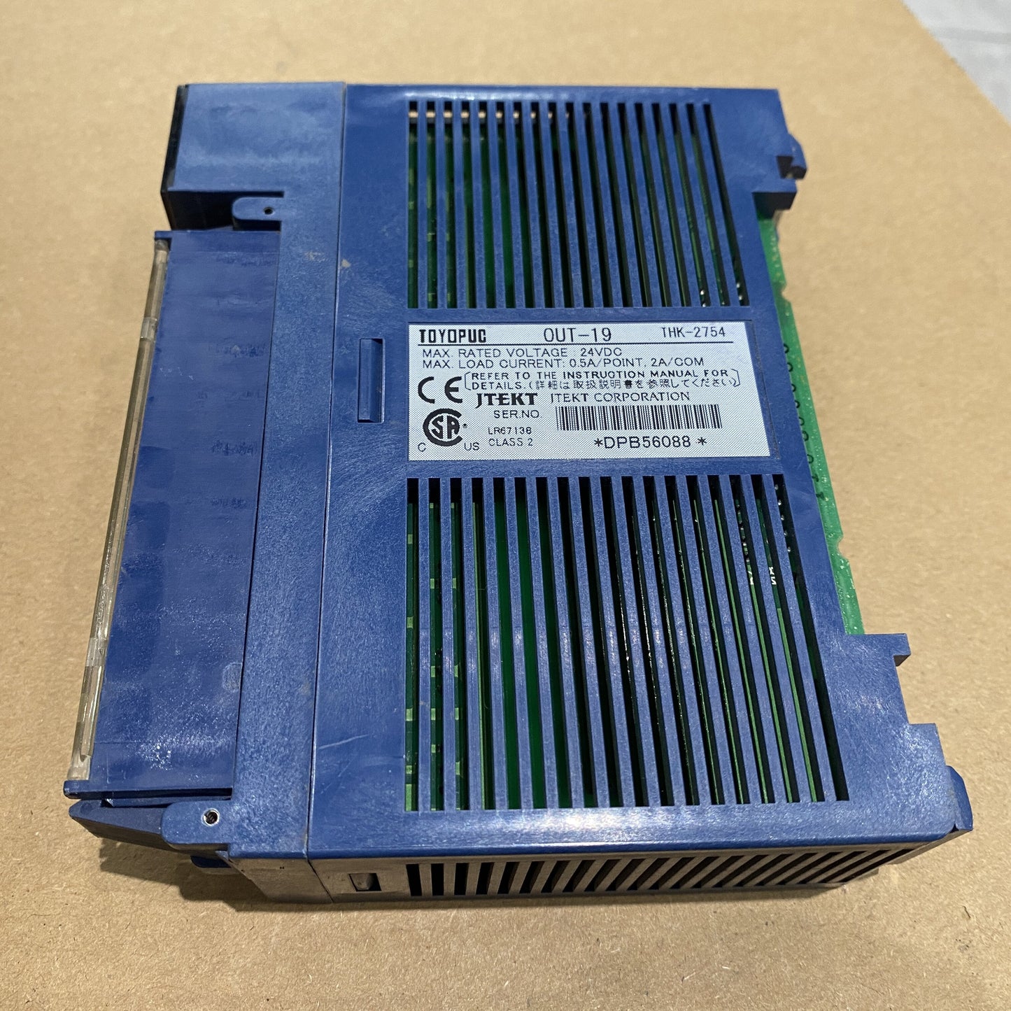 Toyoda Toyopuc OUT-19 THK-2754 Output Module