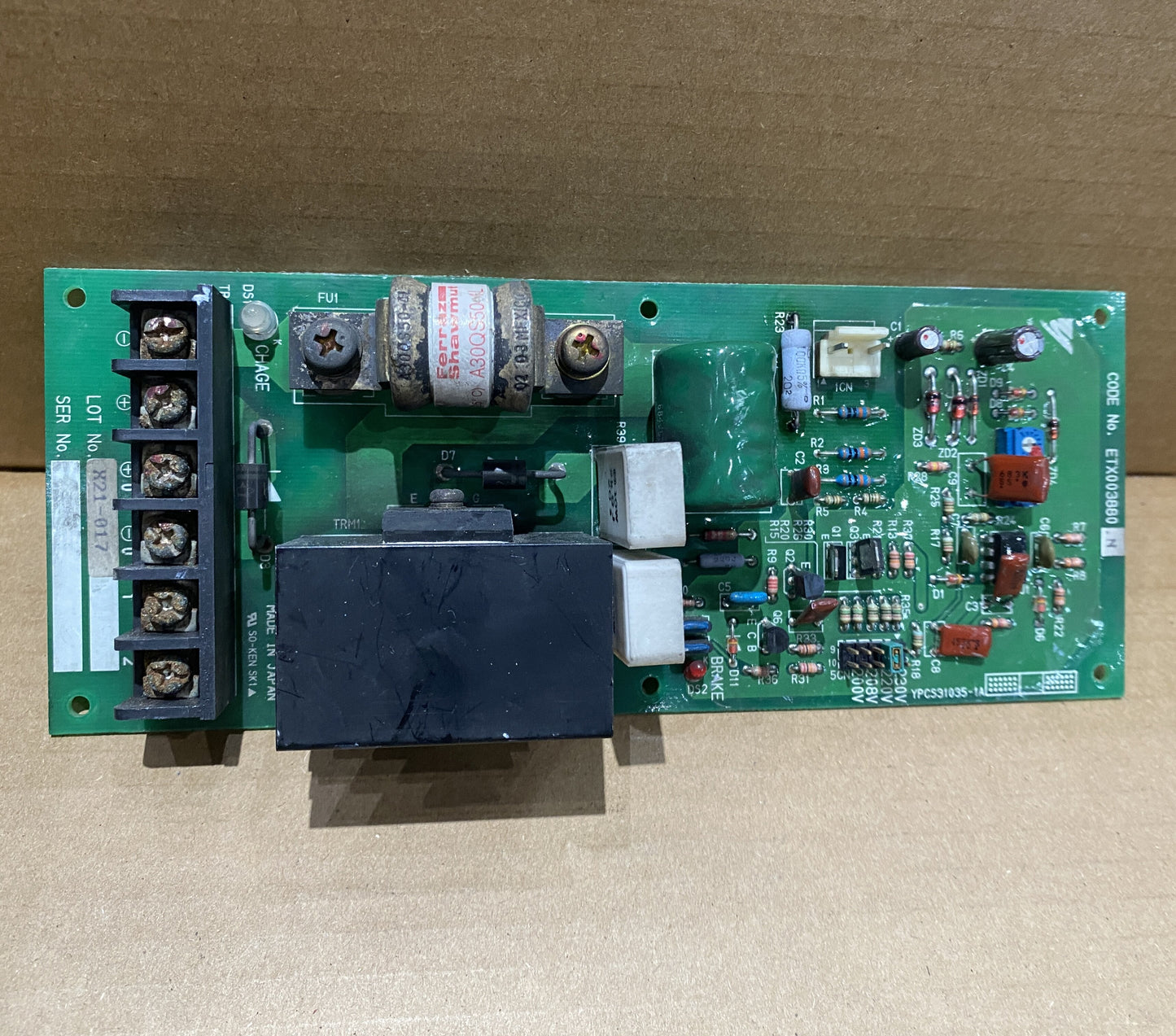 YASKAWA YPCS31035-1A ETX003880.N Board