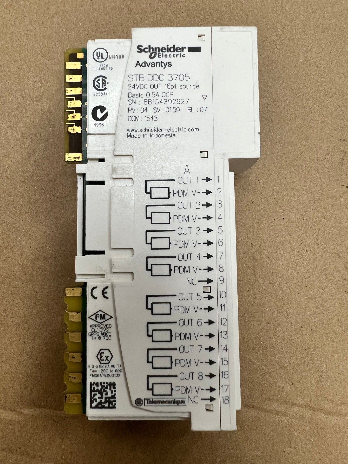 SCHNEIDER STBDDO3705 Digital Output Module