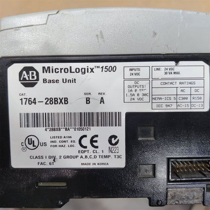 Allen-Bradley 1764-28BXB SER B MicroLogix1500 28 Point Controller