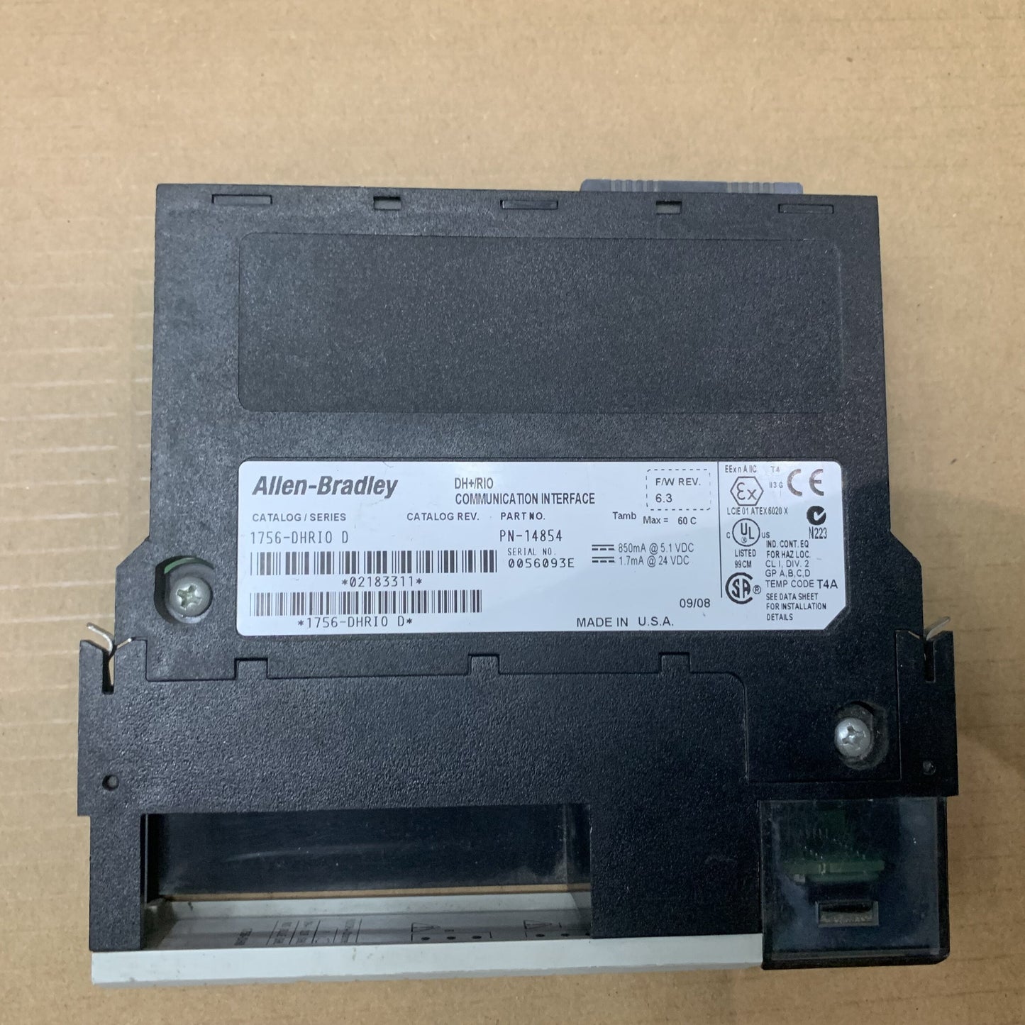 Allen-Bradley 1756-DHRIO Communication Interface Module