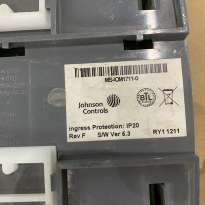 Johnson Controls Metasys MS-IOM1711-0
