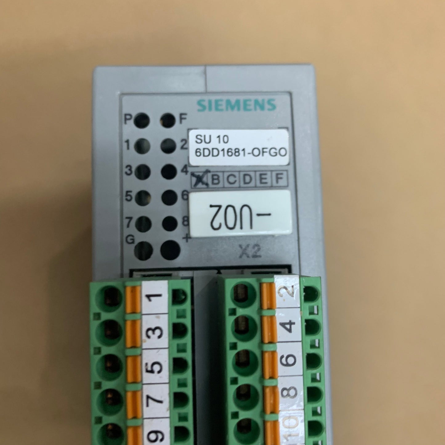 SIEMENS 6DD1681-OFGO MODULE