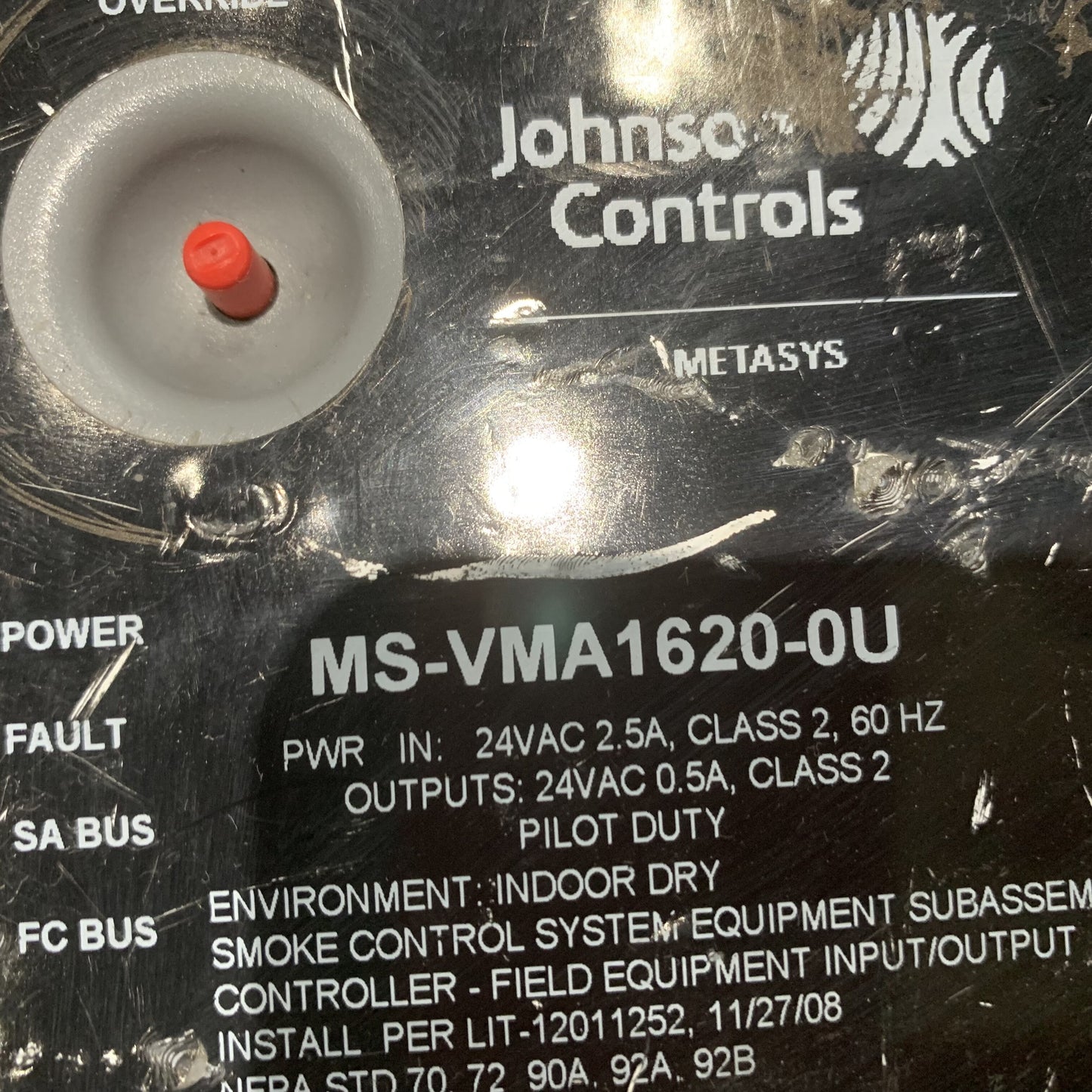 MS-VMA1620-0U Johnson Controls