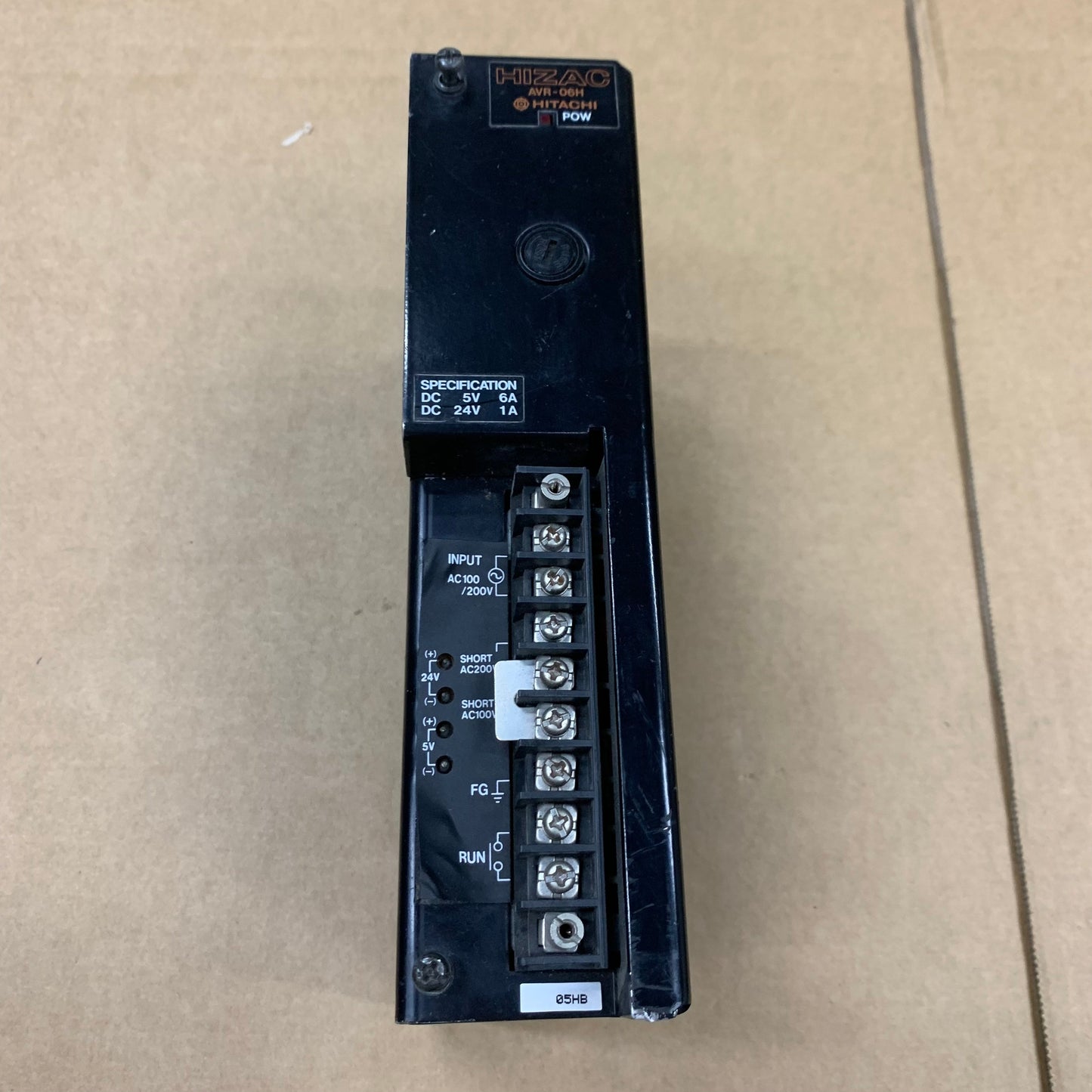 Hitachi AVR-06H PLC Power Supply Module