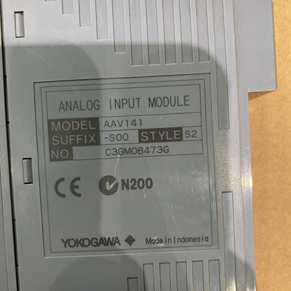 Yokogawa aav141-s00 s2 analog input module