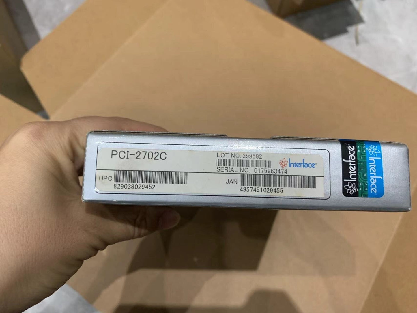 INTERFACE PCI-2702C data acquisition card