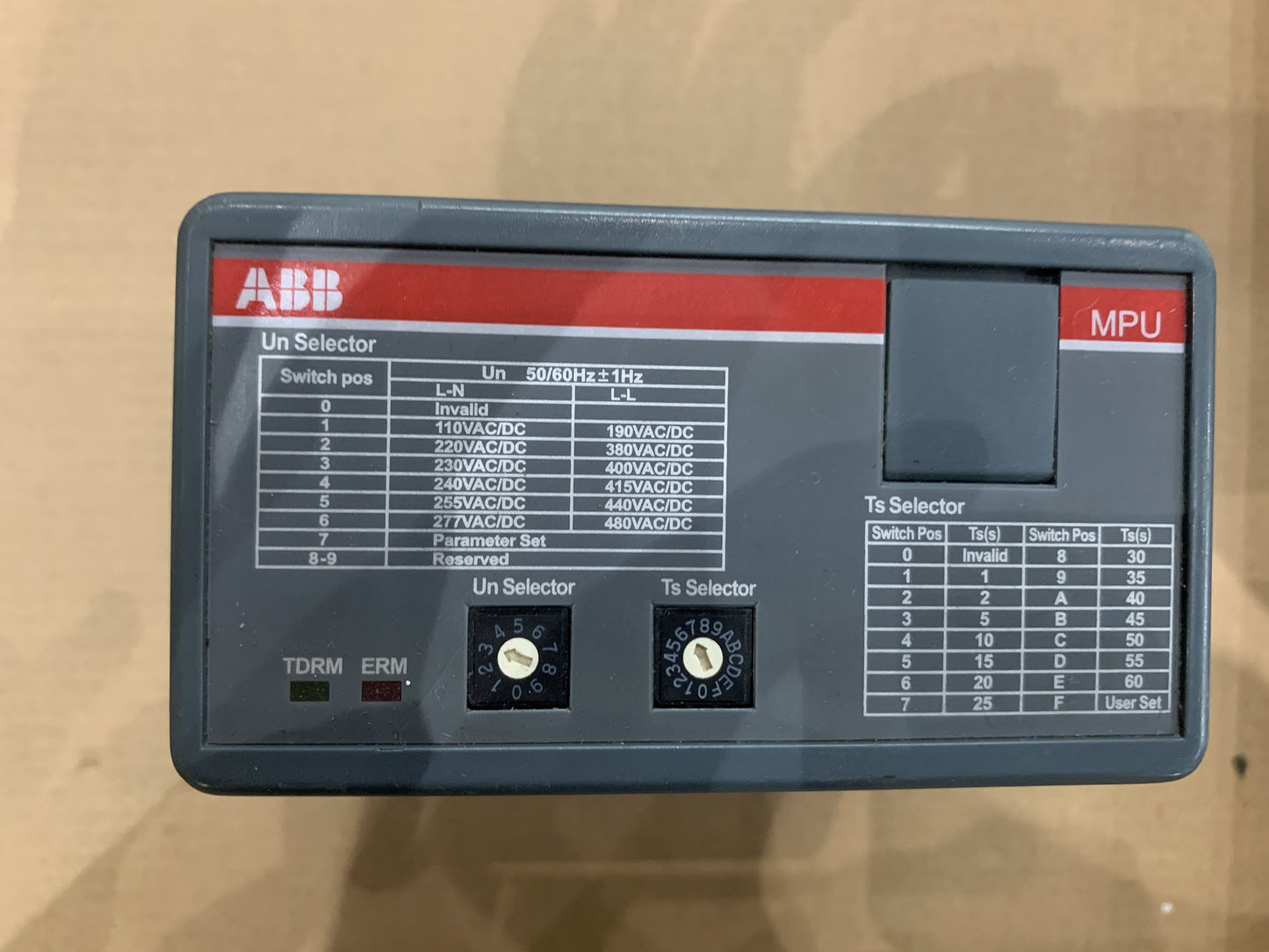 ABB MPU 1TGL920000R0001 WITH BASE