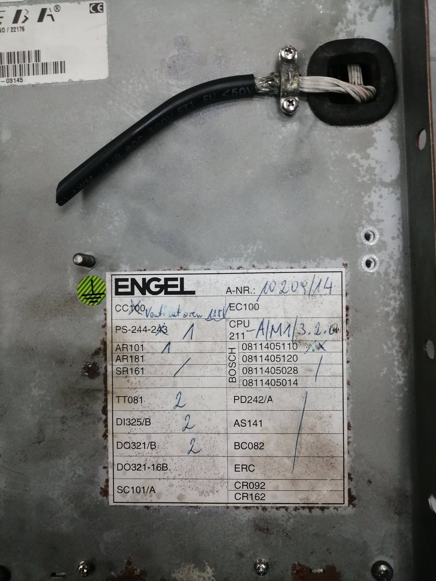 KEBA EC100 A03/MONO/22176 angel card slot rack