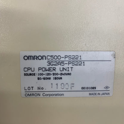 OMRON C500-PS221 3G2A5-PS221 cpu power unit