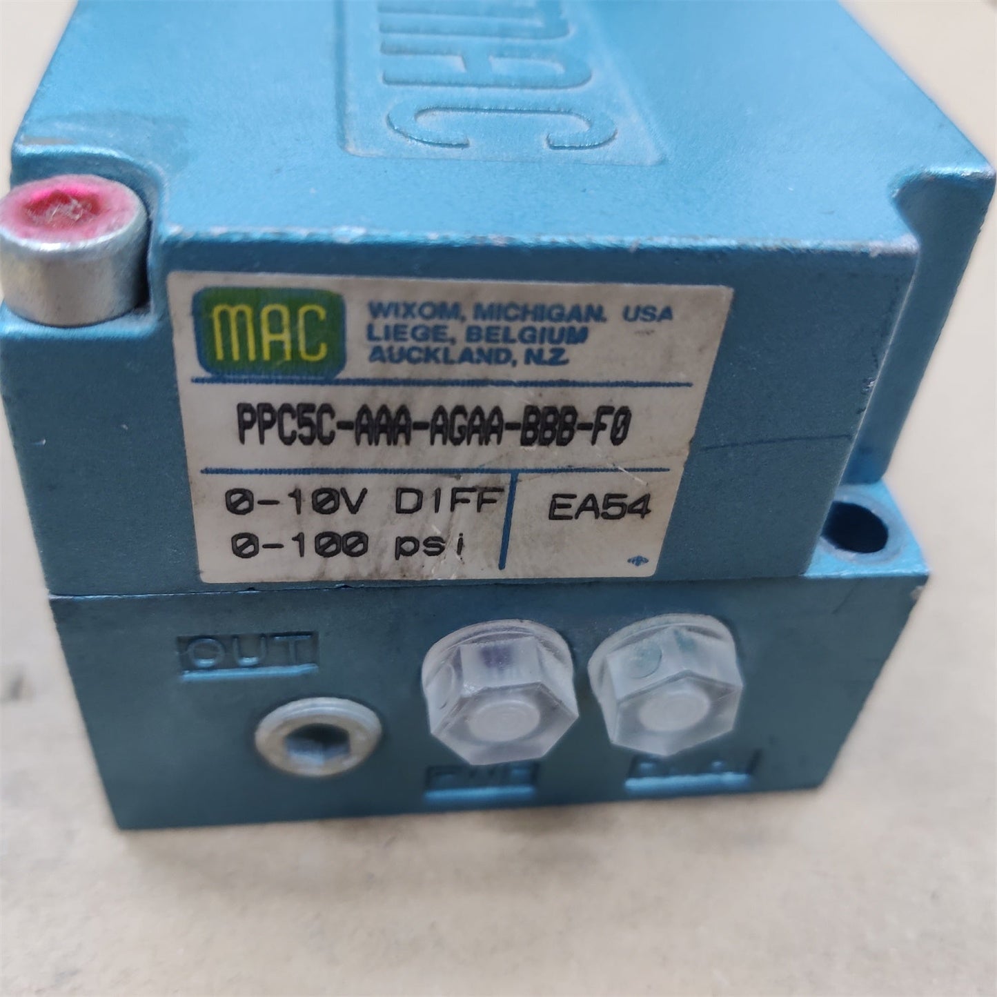 MAC VALVES INC PPC5C-AAA-AGAA-BBB-F0 / PPC5CAAAAGAABBBF0