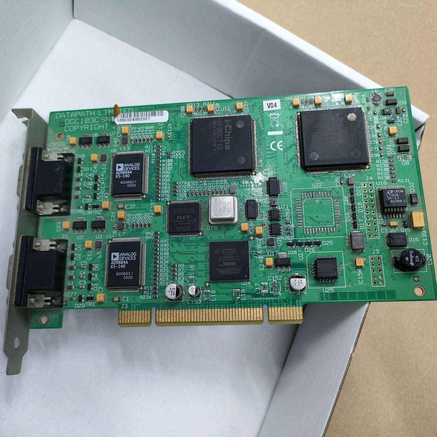 DATAPATH LIMITED DGC103 CCOPYRIGHT 2002 Video Capture Card