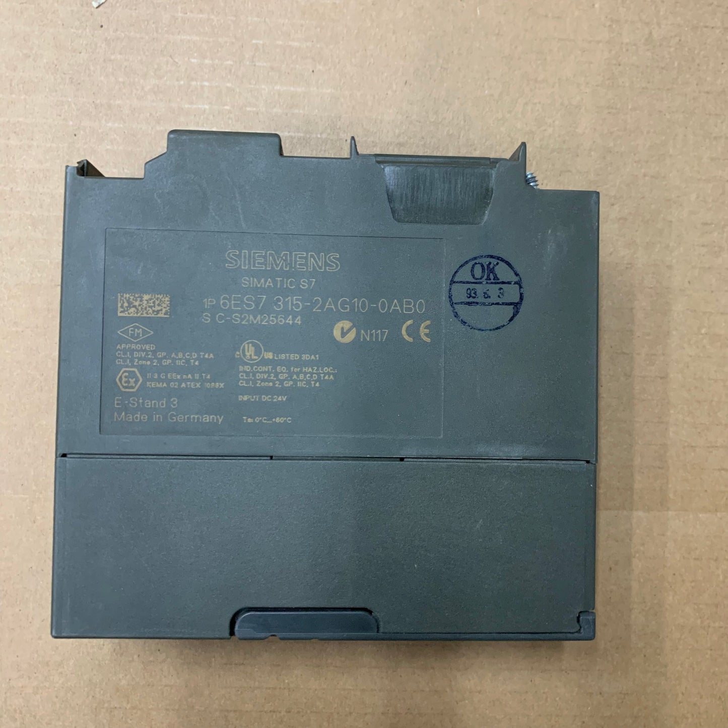 Siemens 6ES7315-2AG10-0AB0 SMART PLC Module