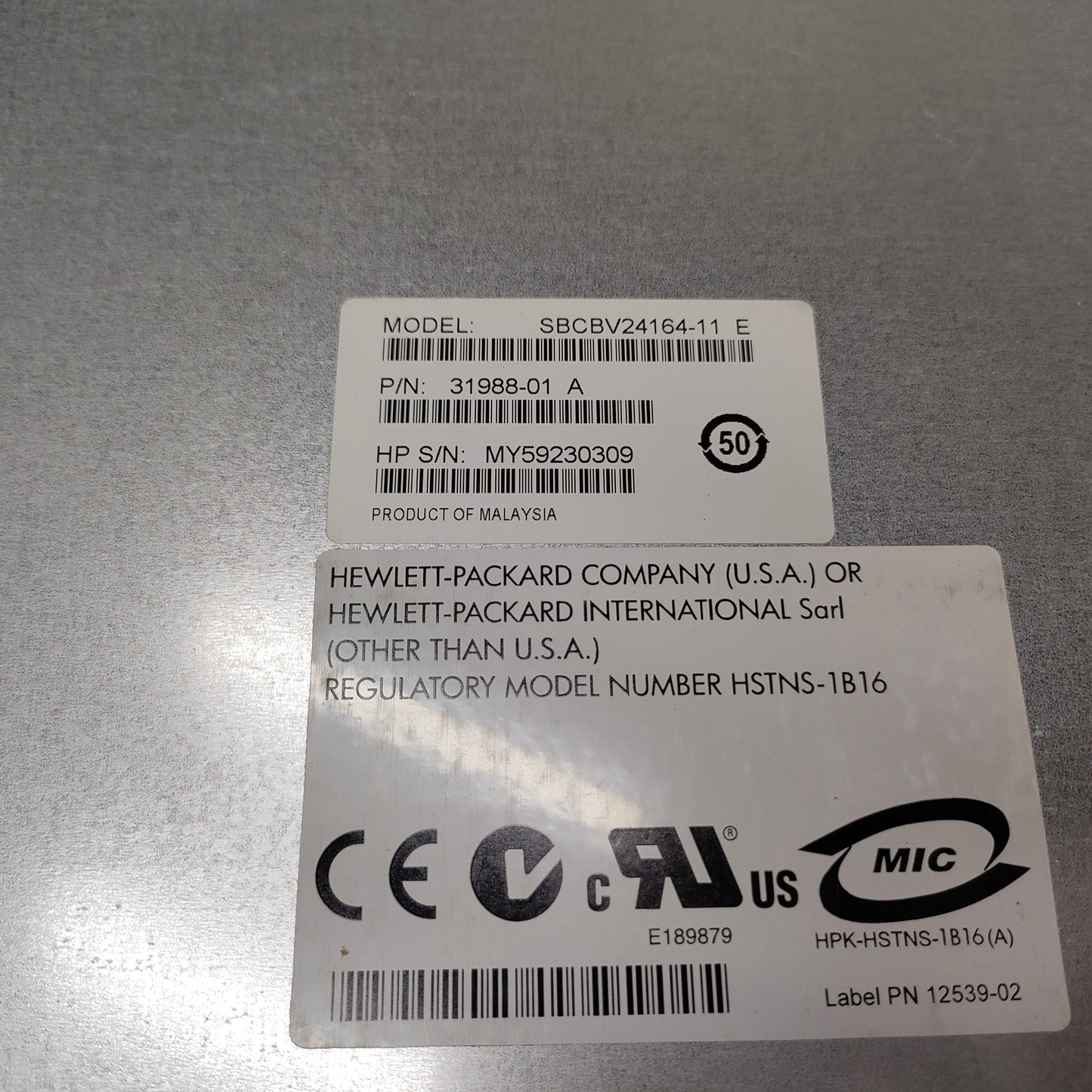 HP SBCBV24164-11E Blade Box Switch