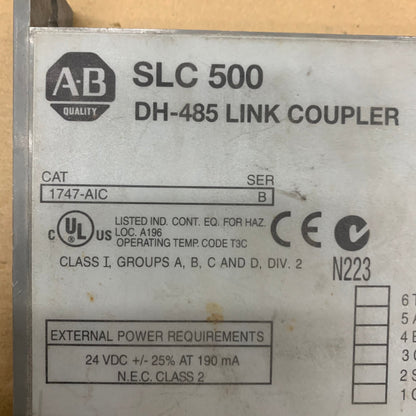 Allen-Bradley 1747-AIC SLC 500 Programmable Controller