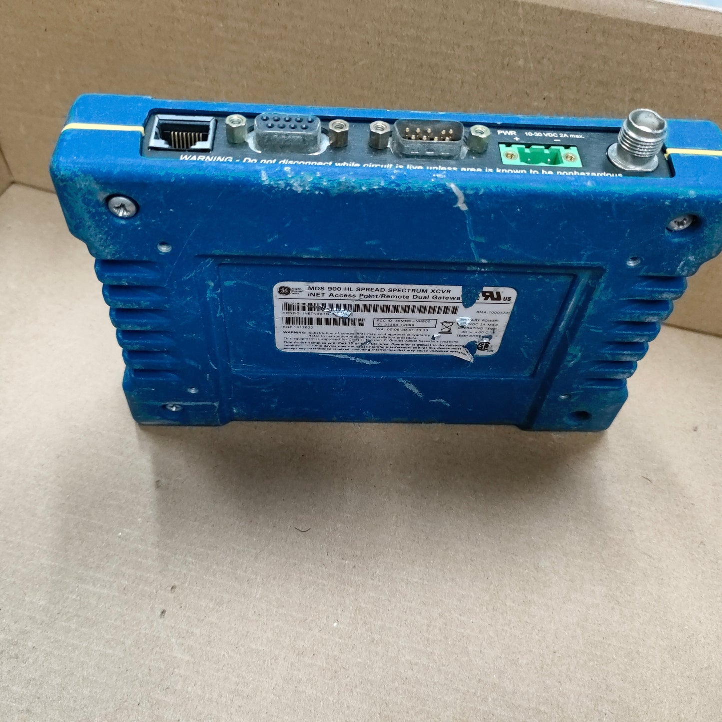 MDS iNET-II 900 Remote Ethernet Bridge