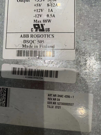 ABB SR91B140 DSQC505 3HAC4296-1 Robotic Efore Power Supply