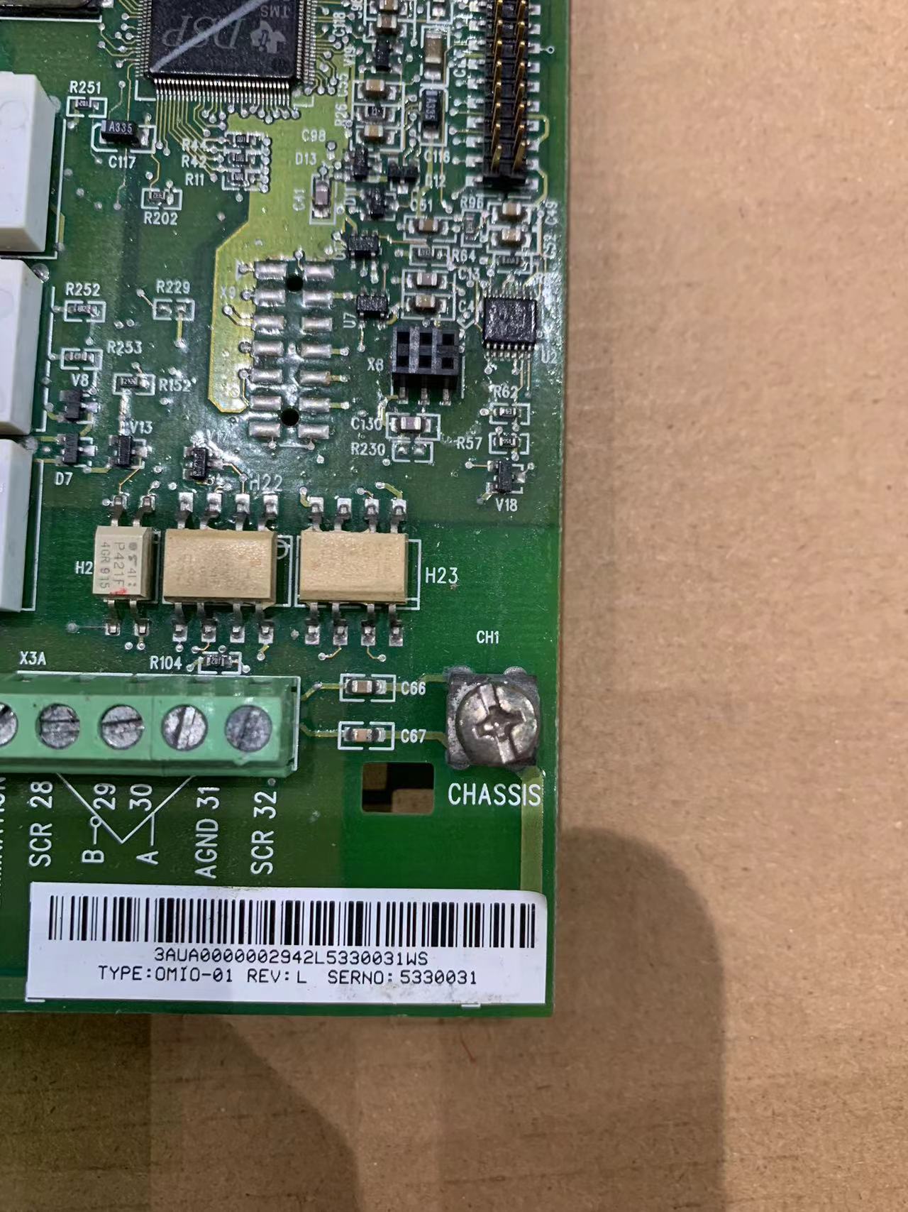 ABB OMIO-01 Inverter CPU Control Board