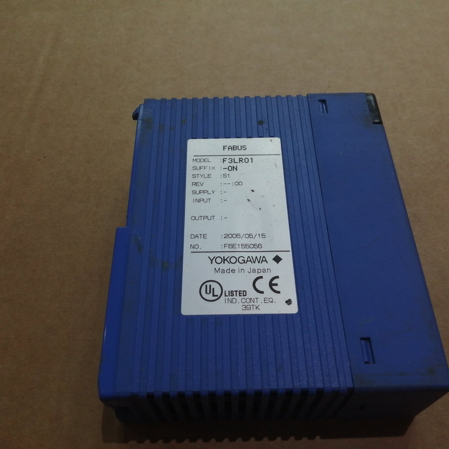 Yokogawa F3LR01-0N PLC module