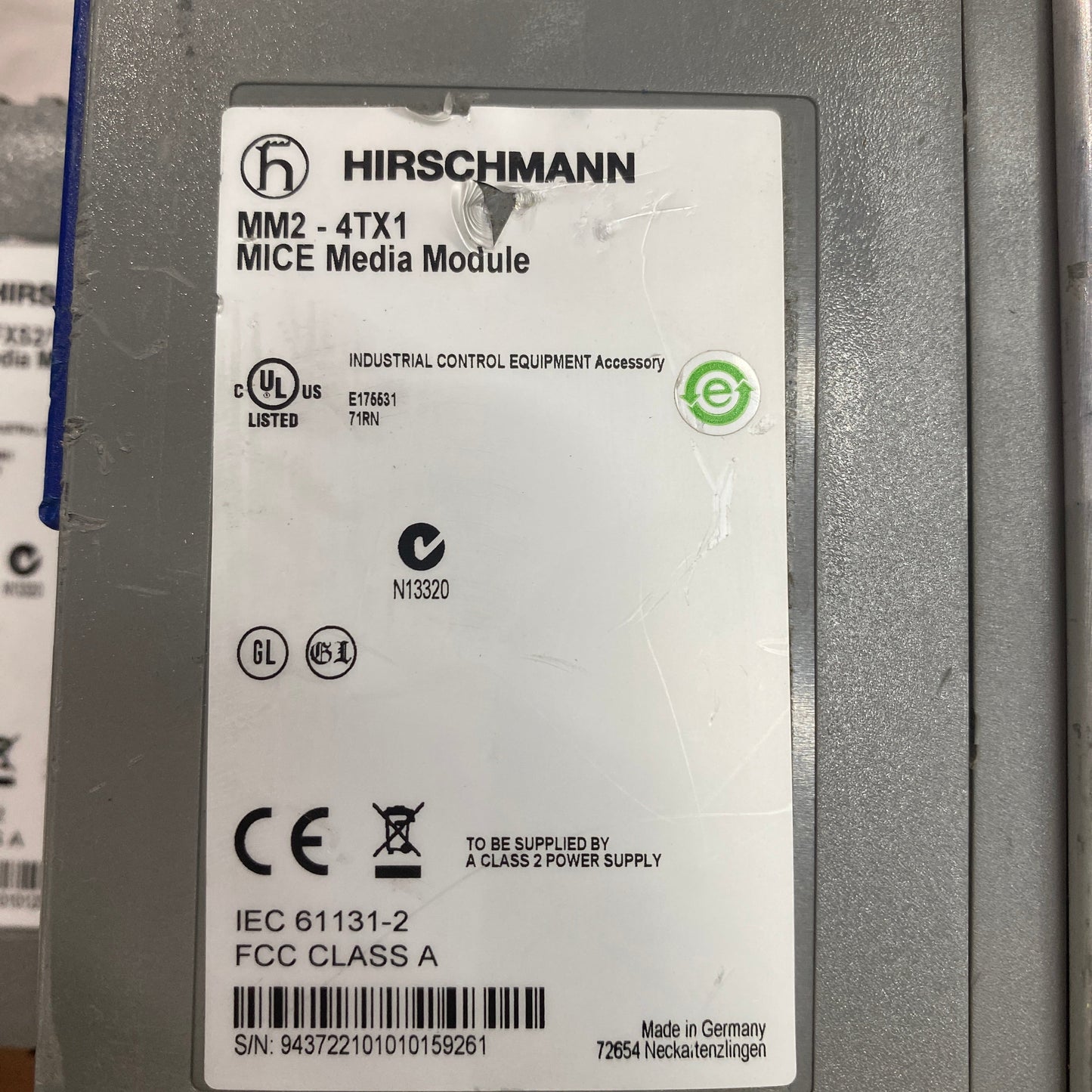 HIRSCHMANN MS20-0800SAAEHH06.0.03 MICE Media Module