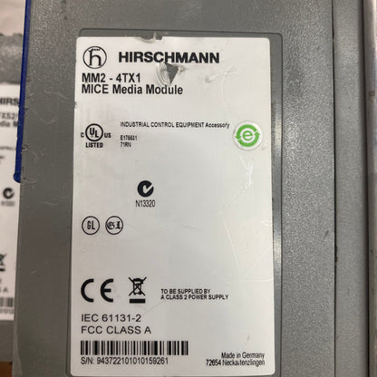 HIRSCHMANN MS20-0800SAAEHH06.0.03 MICE Media Module