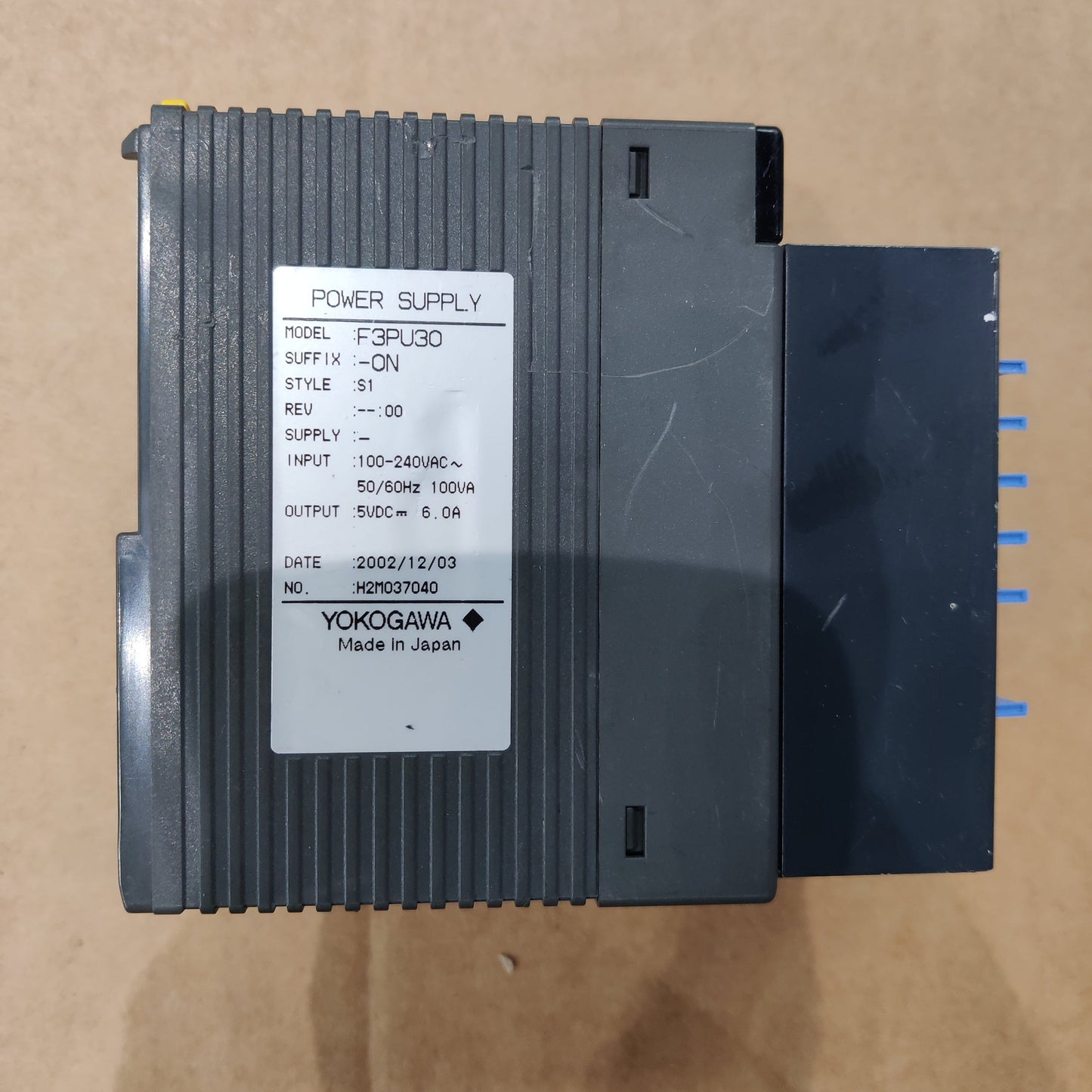 Yokogawa F3PU30-0N POWER SUPPLY MODULE