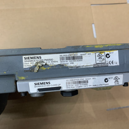 Siemens 6SL3544-0FA20-1PA0 SINAMICS G120D CONTROL UNIT