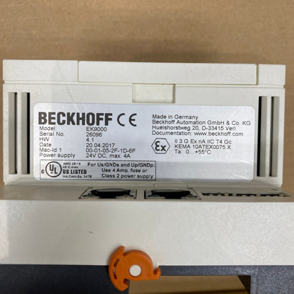 Beckhoff EK9000 EK1122 EL9011 Modules