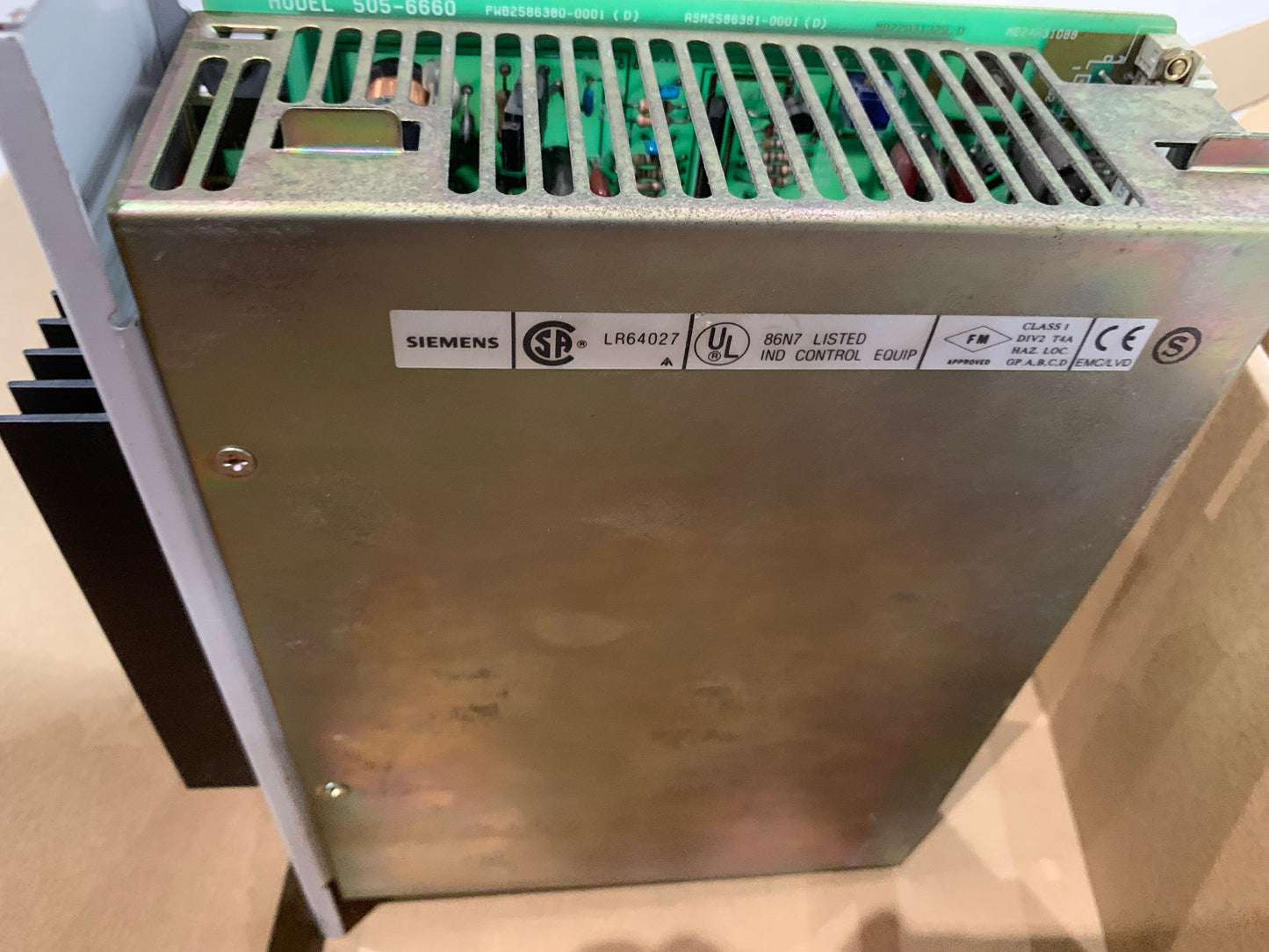 SIEMENS 505-6660 POWER SUPPLY