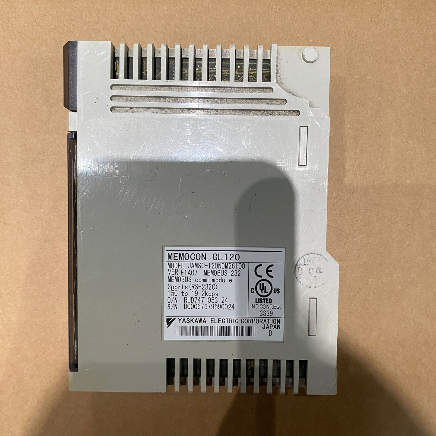 Yaskawa JAMSC-120NOM26100 Memocon Gl120 Module