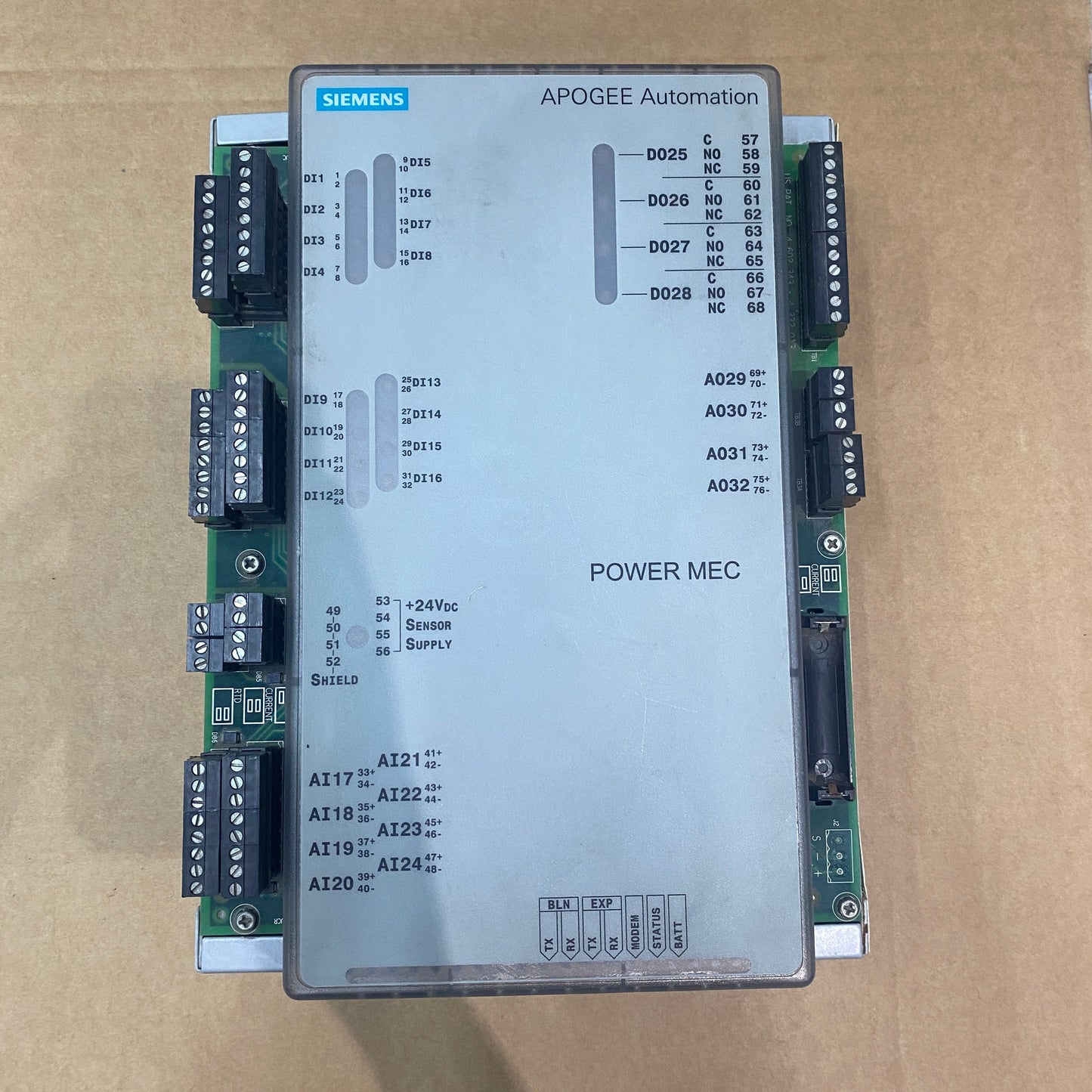 Siemens 549-614 AG-8256 Analog Point Block